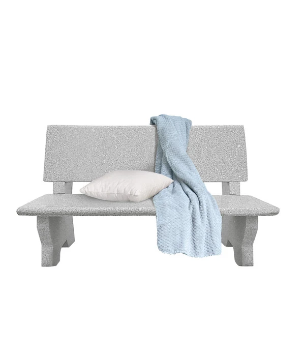 Dehner Granit-Gartenbank, Grau, Ca. B120/H75/T50 Cm - Image 3