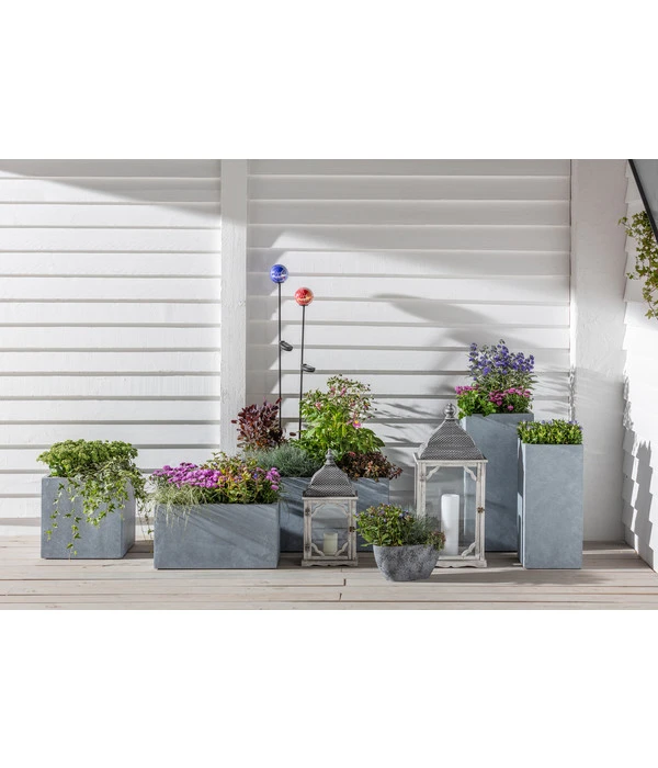 Dehner Leichtbeton-Topf Manchester, Quadratisch – Bild 2