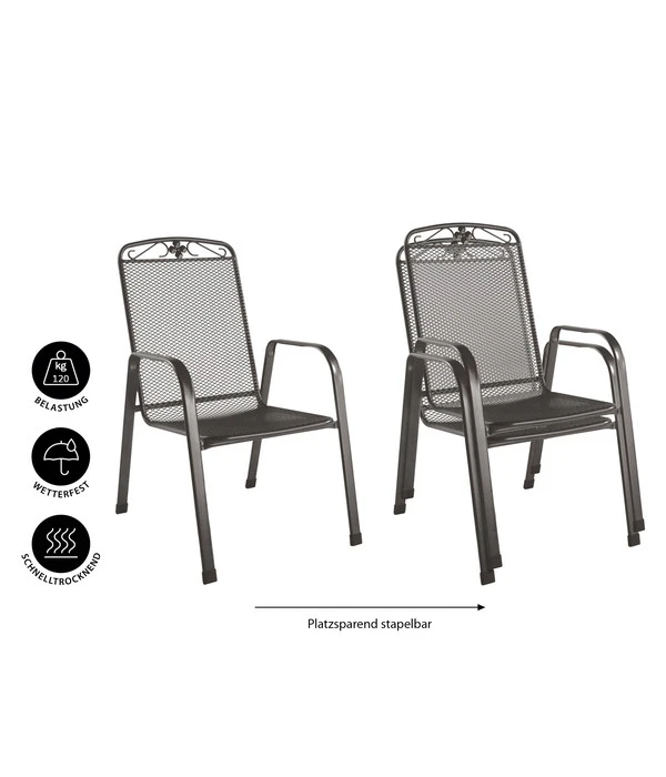 MWH Metall-Gartensessel Savoy - Image 9