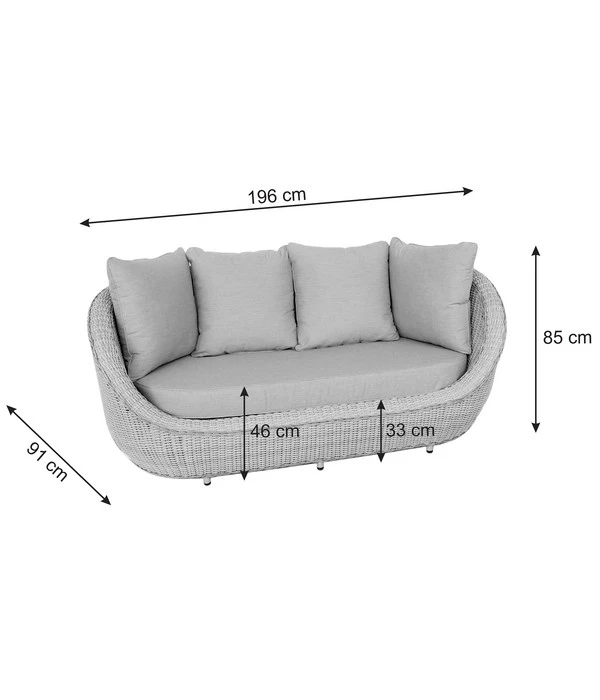 Dehner Lounge Bari, 2-teilig - Image 6