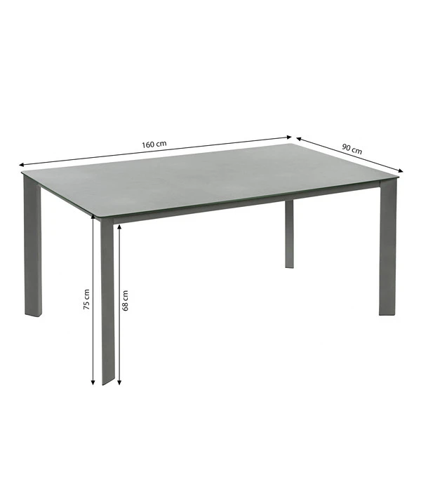 Dehner Gartentisch Nancy, Ca. B160/H75/T90 Cm - Image 8