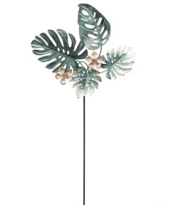 Dehner Metall-Dekostab Monstera III, Ca. H118 Cm